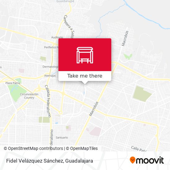 Fidel Velázquez Sánchez map