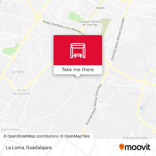 Mapa de La Loma