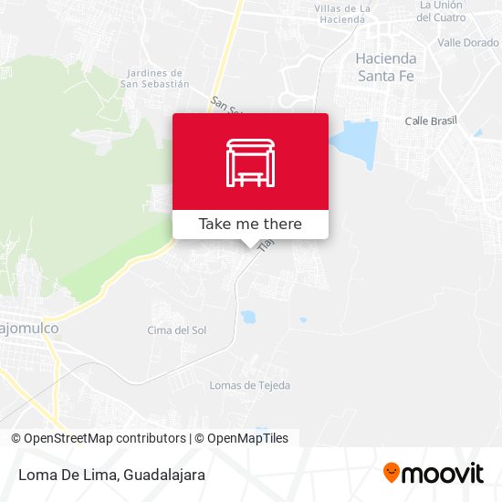 Loma De Lima map