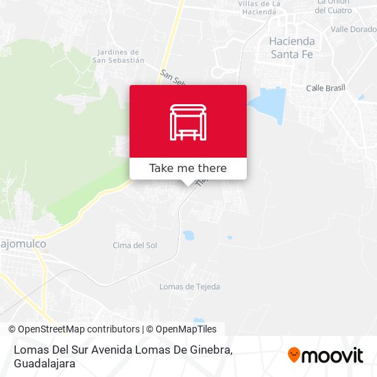 Lomas Del Sur Avenida Lomas De Ginebra map