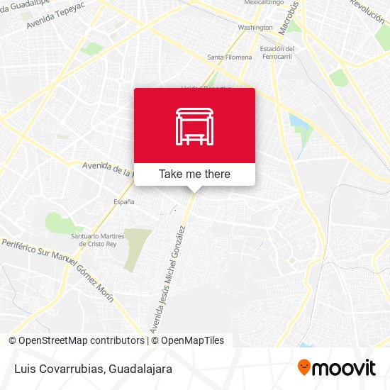 Mapa de Luis Covarrubias