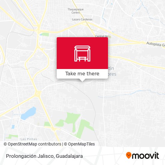 Mapa de Prolongación Jalisco