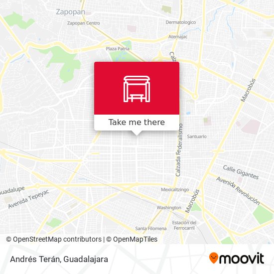 Andrés Terán map