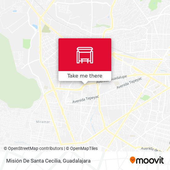 Misión De Santa Cecilia map