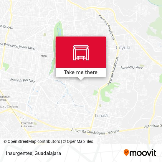 Insurgentes map