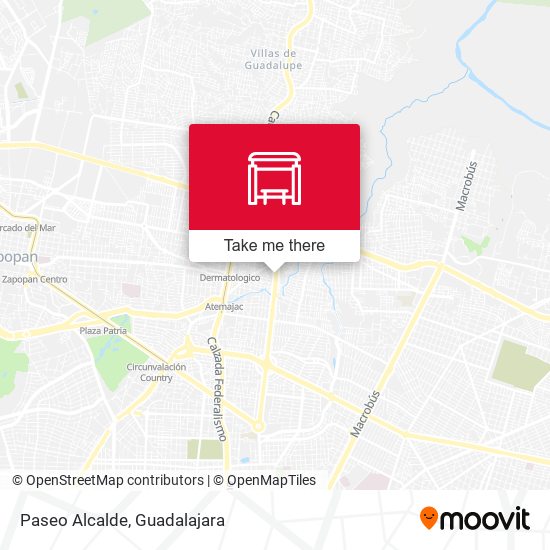 Mapa de Paseo Alcalde
