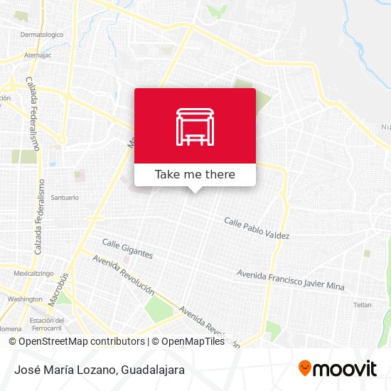 José María Lozano map