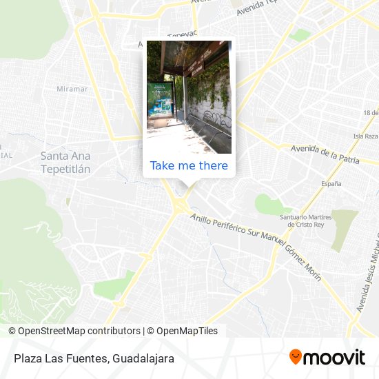 Plaza Las Fuentes map