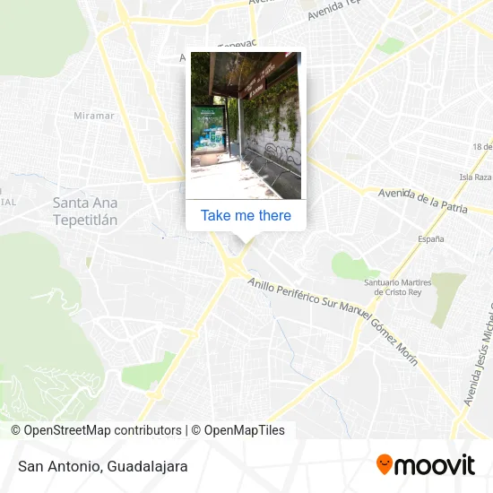 San Antonio map