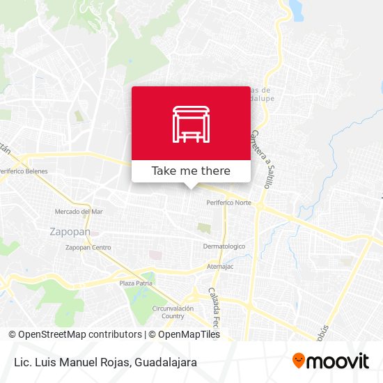 Lic. Luis Manuel Rojas map