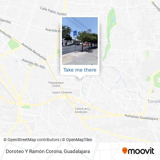 Doroteo Y Ramón Corona map