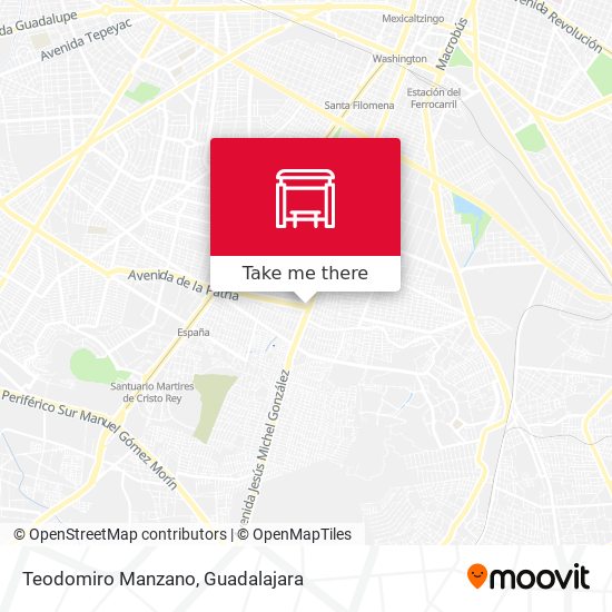 Mapa de Teodomiro Manzano