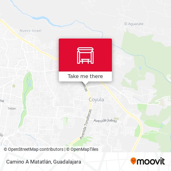 Mapa de Camino A Matatlán