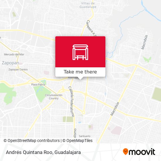 Andrés Quintana Roo map
