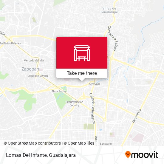 Mapa de Lomas Del Infante
