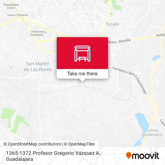 1365-1372 Profesor Gregorio Vázquez A. map