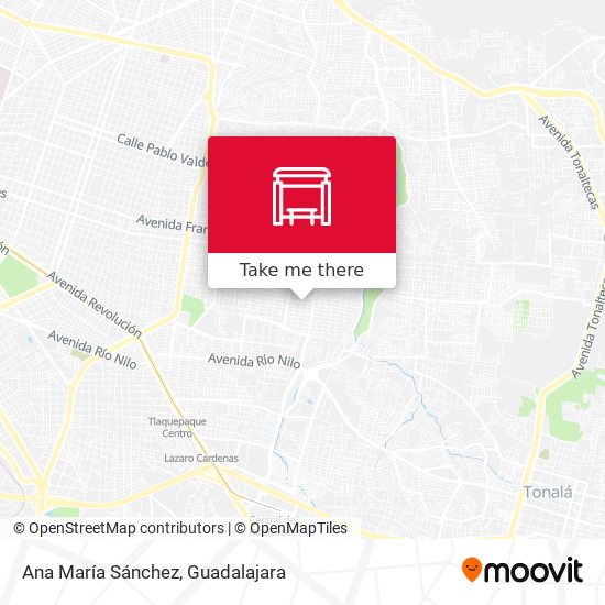 Ana María Sánchez map
