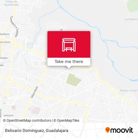 Belisario Domínguez map