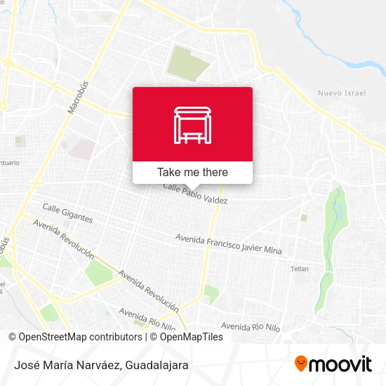 José María Narváez map