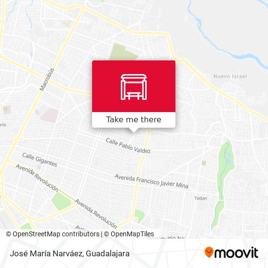 Mapa de José María Narváez