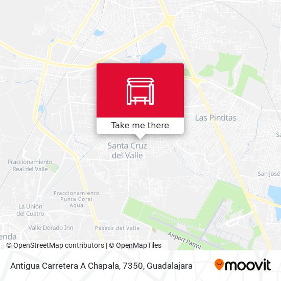 Mapa de Antigua Carretera A Chapala, 7350