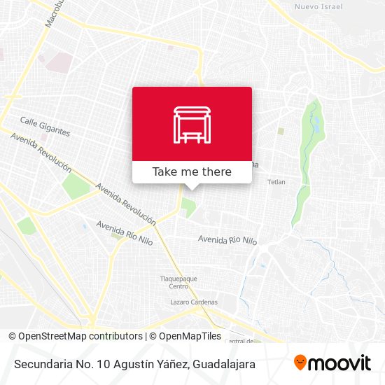 Secundaria No. 10 Agustín Yáñez map