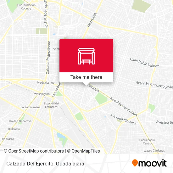 Calzada Del Ejercito map