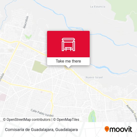 Comisaría de Guadalajara map