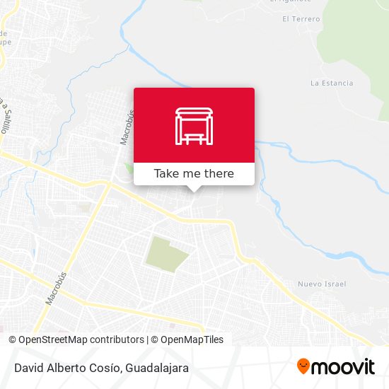 David Alberto Cosío map