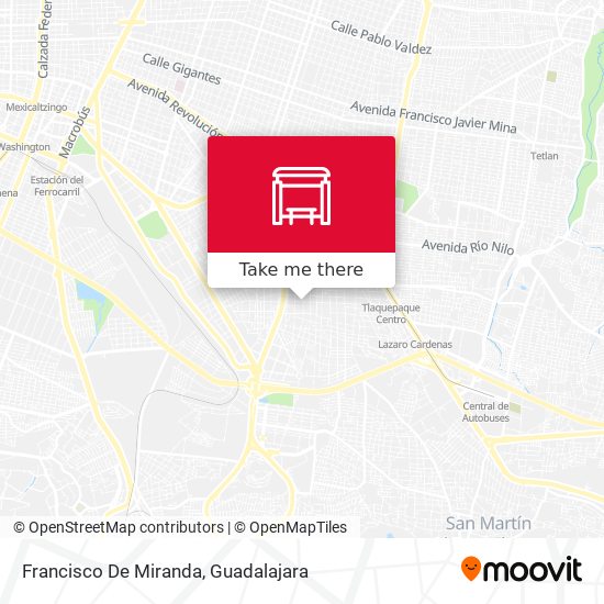Mapa de Francisco De Miranda