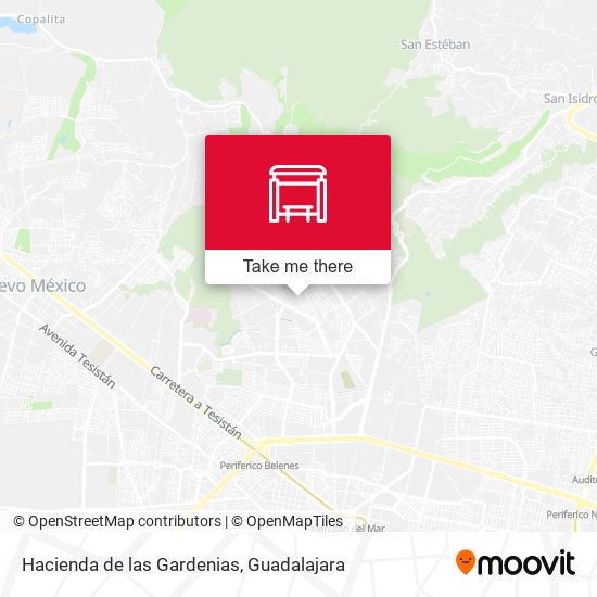 Mapa de Hacienda de las Gardenias