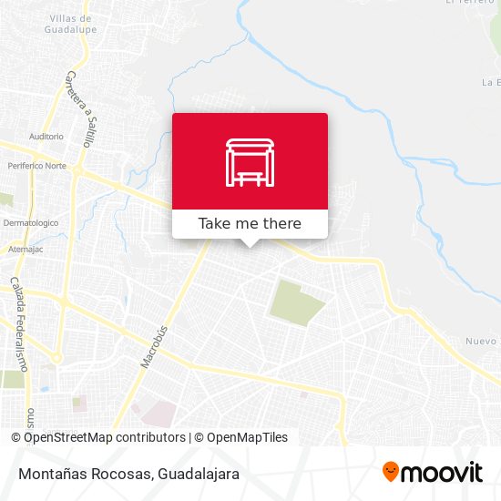 Mapa de Montañas Rocosas