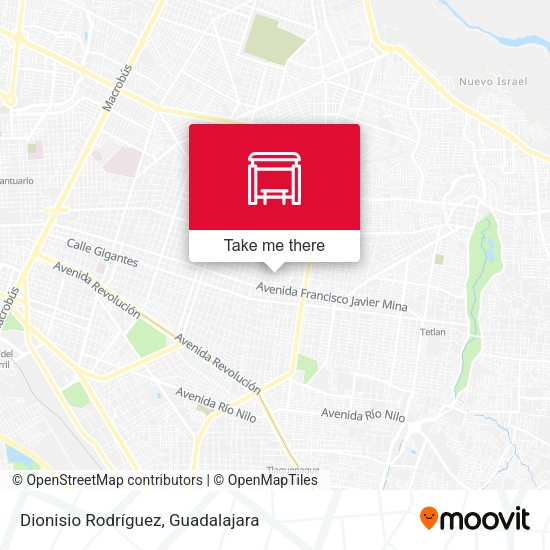 Mapa de Dionisio Rodríguez