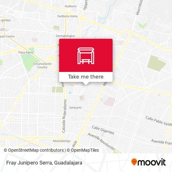 Fray Junípero Serra map