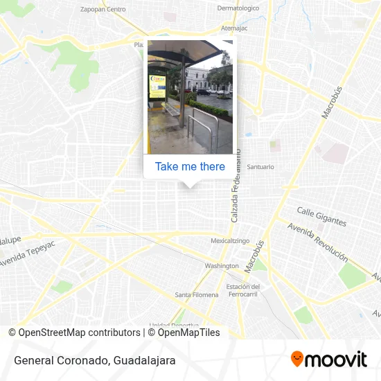 General Coronado map