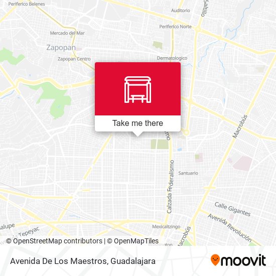 Mapa de Avenida De Los Maestros