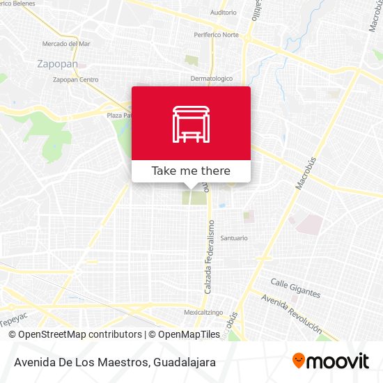 Avenida De Los Maestros map