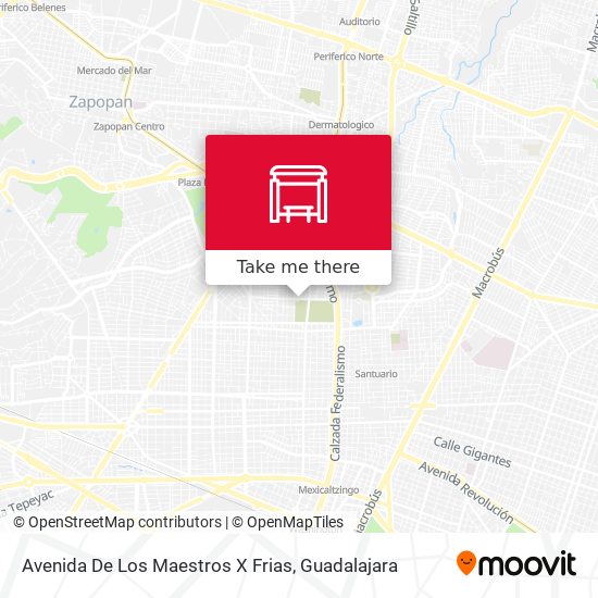 Avenida De Los Maestros X Frias map