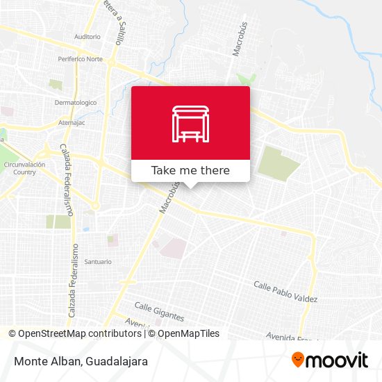 Mapa de Monte Alban