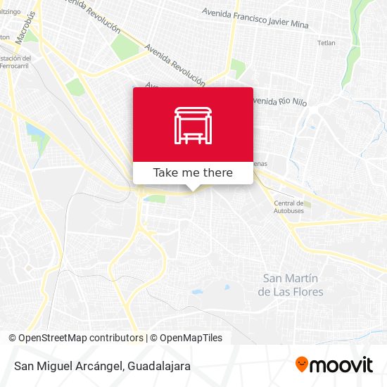 San Miguel Arcángel map