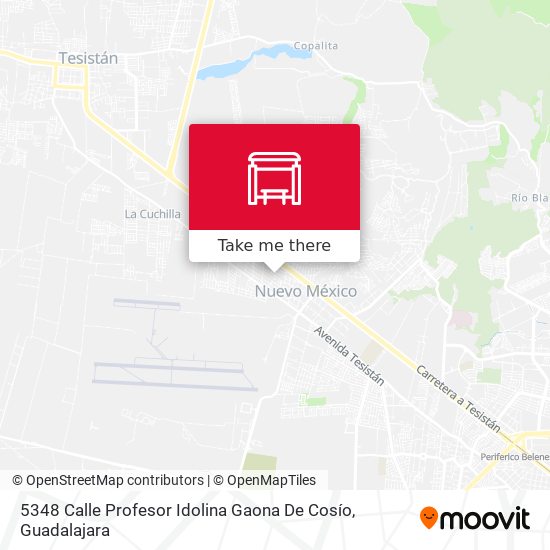 5348 Calle Profesor Idolina Gaona De Cosío map