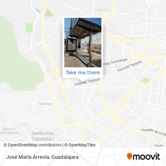 José María Arreola map