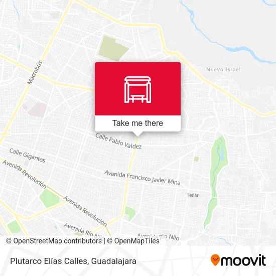 Mapa de Plutarco Elías Calles