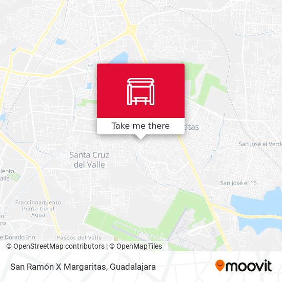 Mapa de San Ramón X Margaritas