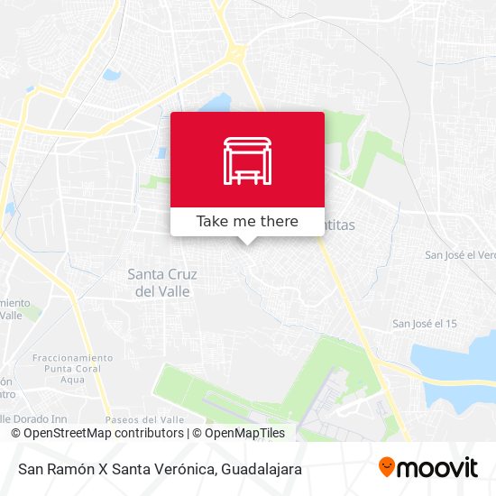 Mapa de San Ramón X Santa Verónica