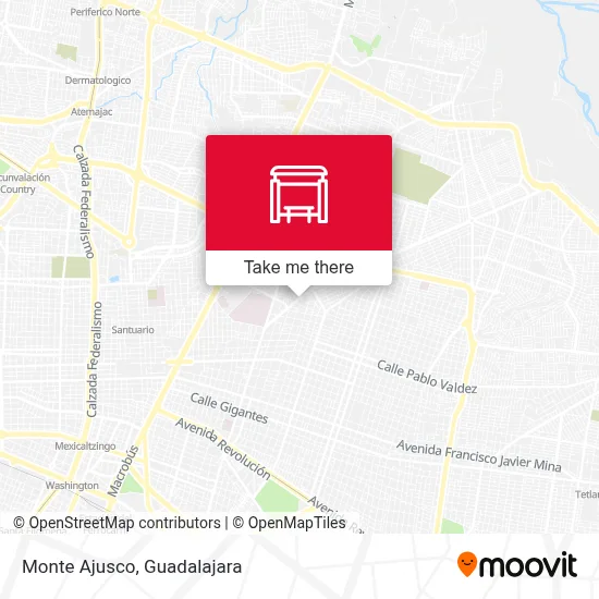Monte Ajusco map