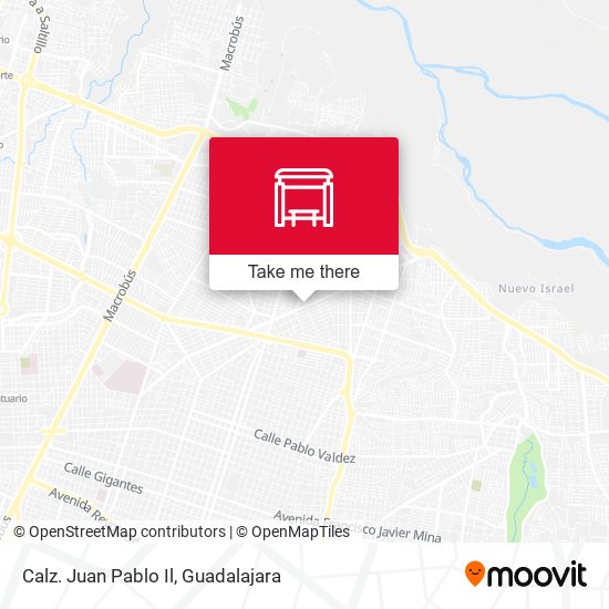 Mapa de Calz. Juan Pablo Il