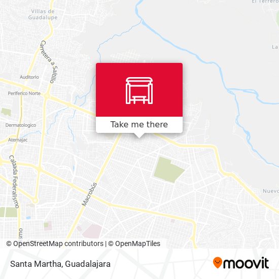 Mapa de Santa Martha