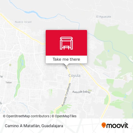 Camino A Matatlán map