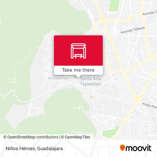 Mapa de Niños Héroes
